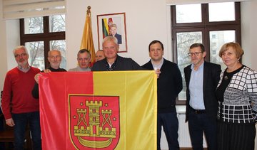 Slengiškiams – Klaipėdos miesto vėliava