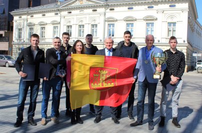 Klaipėdos „Amber Queen“ komandos sportininkų vizitas
