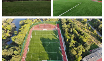 Atnaujintas sporto aikštynas „Verdenės“ progimnazijoje