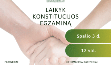 Artėja Lietuvos Respublikos Konstitucijos egzaminas