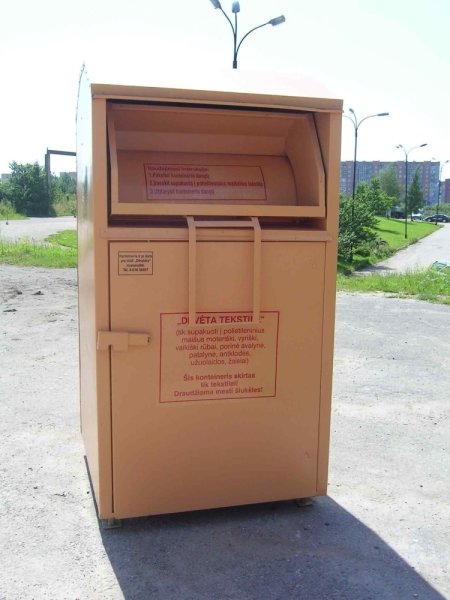 Klaipėdos mieste nebelieka tekstilės atliekų surinkimo konteinerių