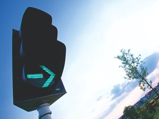 Miesto sankryžose daugėja žaliųjų rodyklių