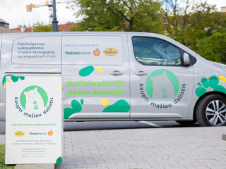 Į Klaipėdą atvyks „Maisto banko“ autobusiukas