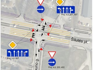 Atidaromas transporto eismas Šilutės pl. atkarpoje