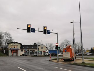 Įrengta papildoma šviesoforinė sekcija