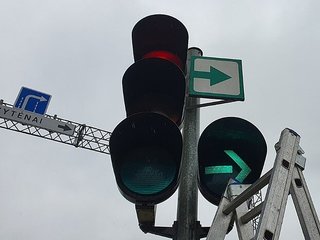 Į sankryžas grąžinta daugiau kaip 100 žaliųjų rodyklių