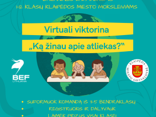 Moksleiviams – virtuali viktorina apie atliekų rūšiavimą