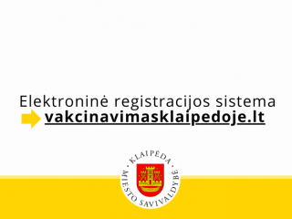 Startuoja elektroninė registracijos vakcinavimui sistema