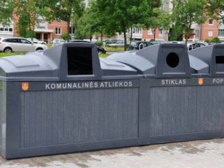 Planuojamos pusiau požeminių konteinerių aikštelės