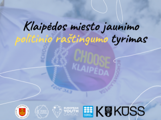 Tiriamas Klaipėdos jaunimo politinis raštingumas