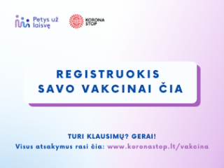 Startuoja vieninga registracijos sistema vakcinacijai