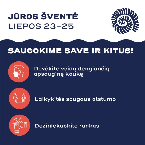 saugumas Jūros šventės metu