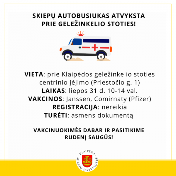 skiepų autobusiukas