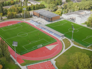 Atidaryta rekonstruota Klaipėdos futbolo mokykla