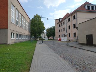 Remontuojamame pastate Gintaro g. 1 įvyko vidinių laikančiųjų konstrukcijų griūtis