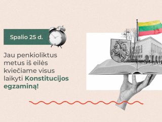 Konstitucijos egzaminas apjungs viso pasaulio lietuvius