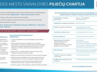 Parengtas vieningas gyventojų kokybės gerinimo standartas – Klaipėdos miesto savivaldybės...