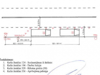 Bus ribojamas eismas P. Lideikio gatvės pirmoje eismo juostoje 