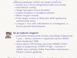 SAM rekomendacijos artėjančiam šventiniam laikotarpiui