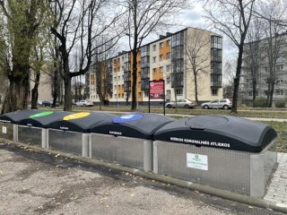 Klaipėdoje - 52 pusiau požeminių atliekų konteinerių aikštelės 