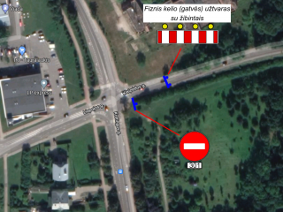 Bus uždarytas eismas Klaipėdos gatve 