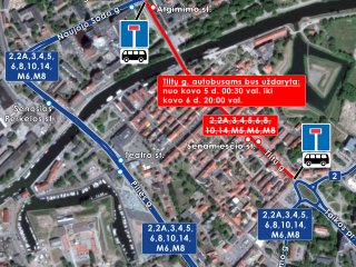 Autobusų eismo pokyčiai "Kaziuko mugės" metu