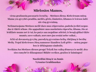 Su Motinos diena! 