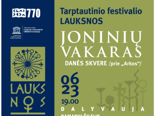 Kviečiame į Joninių šventę ir tarptautinį festivalį LAUKSNOS