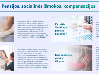 Kas naujo socialinės apsaugos ir darbo srityje?