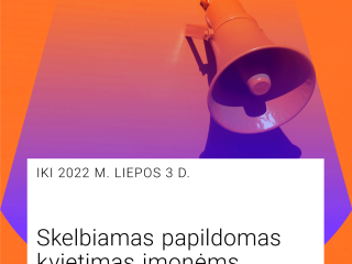 Projekte „Dizaino sparnai“ – papildomas kvietimas įmonėms iki 2022 m. liepos 3 d.