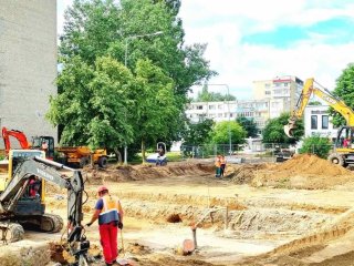 Pradėta tvarkyti dar viena viešoji erdvė – Neringos skveras