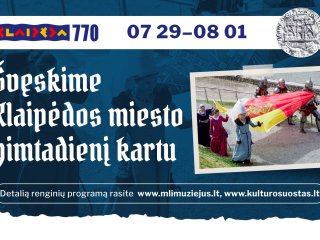 Muziejus kviečia švęsti Klaipėdos miesto gimtadienį kartu