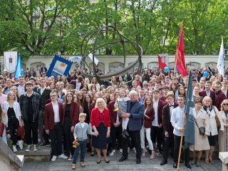 Miesto šimtukininkams – tradicinis mero priėmimas