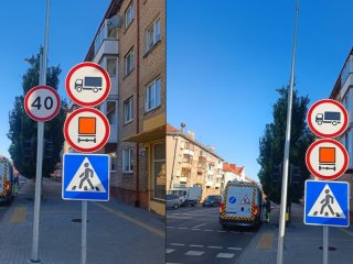 Minijos gatvės ruože - 50 km/h greitis