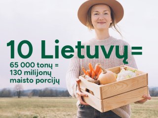 „Maisto bankas“ kviečia ūkininkus nepalikti maisto pūti, o aukoti nerealizuotus maisto produktus...