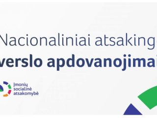 Nacionaliniai atsakingo verslo apdovanojimai 2022: įmonės kviečiamos teikti paraiškas
