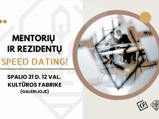 Mentorių ir rezidentų SPEED DATING