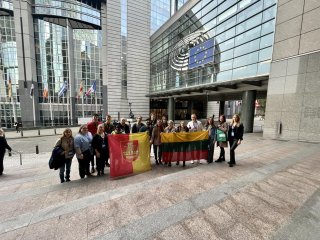 Jaunimo delegacija iš Klaipėdos miesto dalyvavo tarptautiniame „LevelUp“ renginyje Briuselyje
