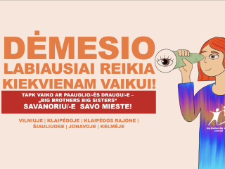 Savanoriai teikia emocinę paramą vaikams