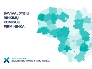 Patvirtinta savivaldybių rinkimų komisijų sudėtis 2023 m. rinkimams