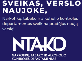 Pranešimas apie mokymus verslo naujokams