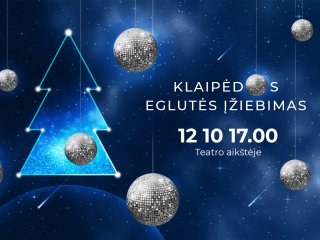 Belaukiant Klaipėdos eglės įžiebimo – Teatro aikštėje darbų įkarštis