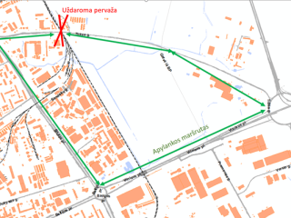 ATIDEDAMI darbai geležinkelio pervažoje Tilžės g. [atnaujinta]