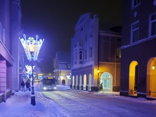Klaipėda neskubės išjungti šventinio apšvietimo