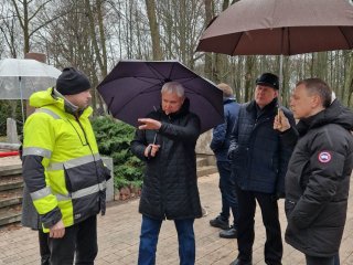 Skulptūrų parke – baigiamieji pasirengimo Klaipėdos krašto 100-mečiui darbai
