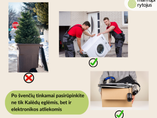Tinkamai pasirūpinkite elektronikos atliekomis