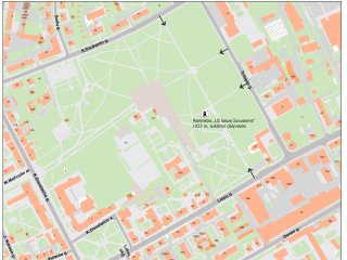 Kaip patekti į renginių vietas Skulptūrų parke