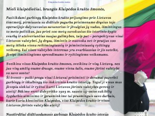 Klaipėdos krašto prijungimo prie Lietuvos 100-metis