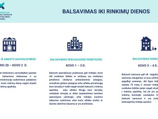 Ką reikia žinoti apie balsavimą savivaldybių tarybų ir merų rinkimuose iš anksto