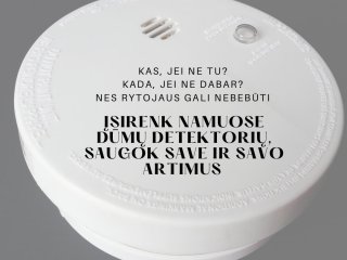 Ugniagesiai ragina įsirengti dūmų detektorius
